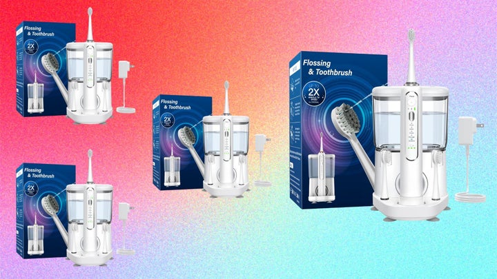 Electric Toothbrush with Water Flosser